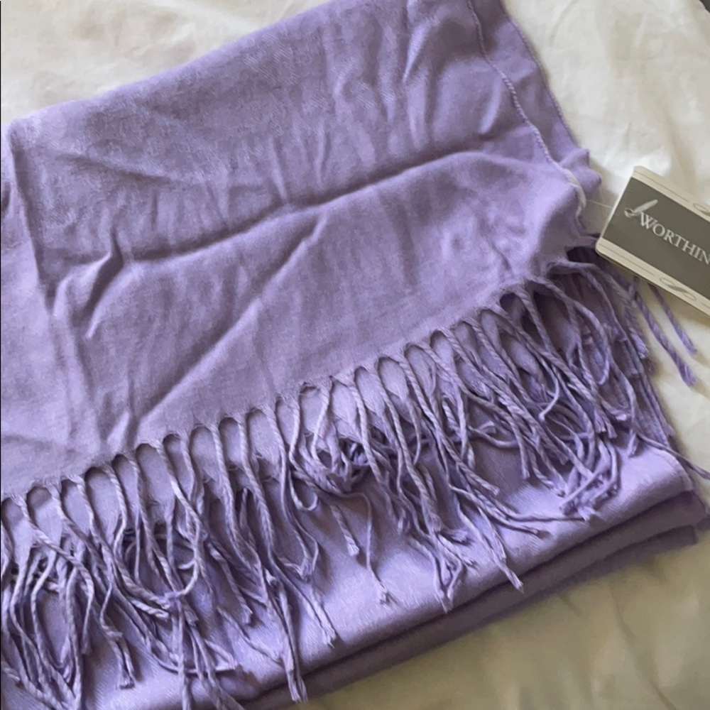 Lilac Purple Soft Lightweight Scarf